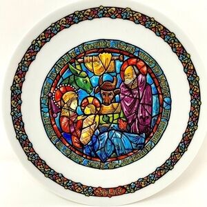 Collectible Plate - Premier Edition Henrid'arceau.l. & Fila Limoges Haute Vienne